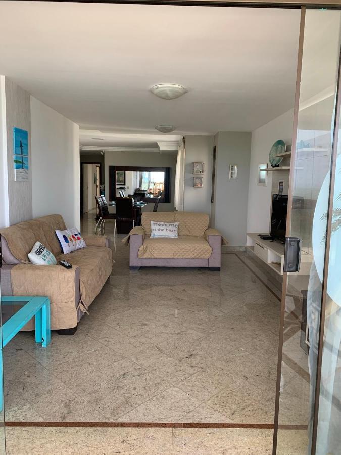 Apartamento Beira-Mar Na Praia Do Morro Ideal Para Familias E Grupos 10 Pessoas غواراباري المظهر الخارجي الصورة